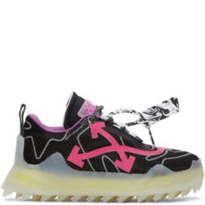 HITE Black & Pink Odsy-1000 Sneakers